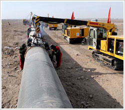 Gas Fields, Transmission Pipeline Plants
